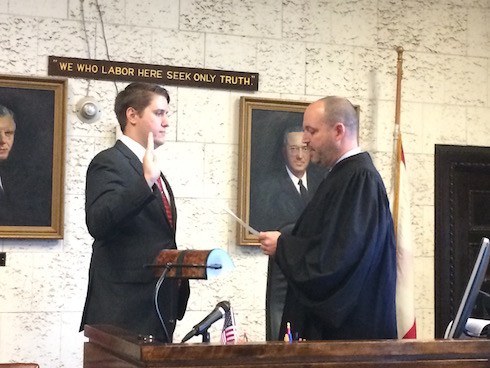 Mr. Josh Williams being sworn