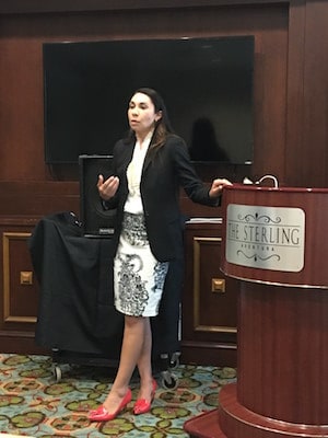 Ms. Monique Sadarangani, Esq Speaking