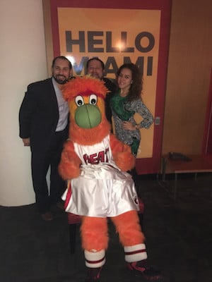 Chepenik Trushin at the Greater Miami Chamber of Commerce and NBA Miami Heat game