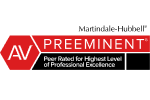 Maritndale-Hubbell Preeminent peer rated